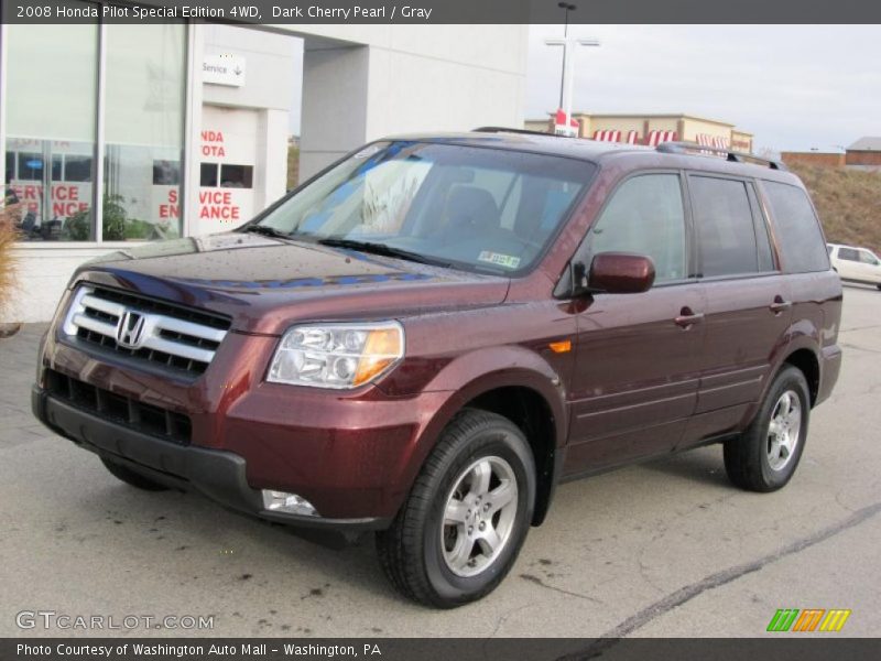 Dark Cherry Pearl / Gray 2008 Honda Pilot Special Edition 4WD