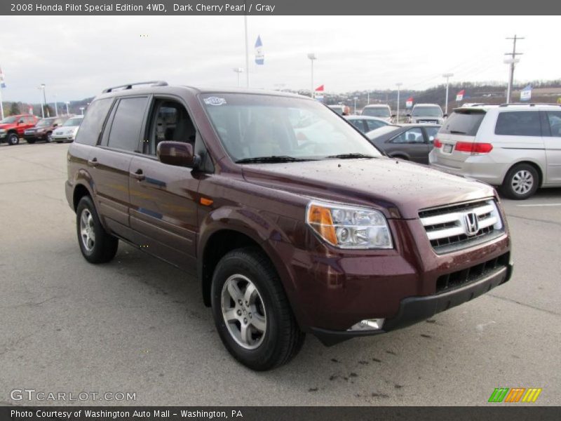 Dark Cherry Pearl / Gray 2008 Honda Pilot Special Edition 4WD