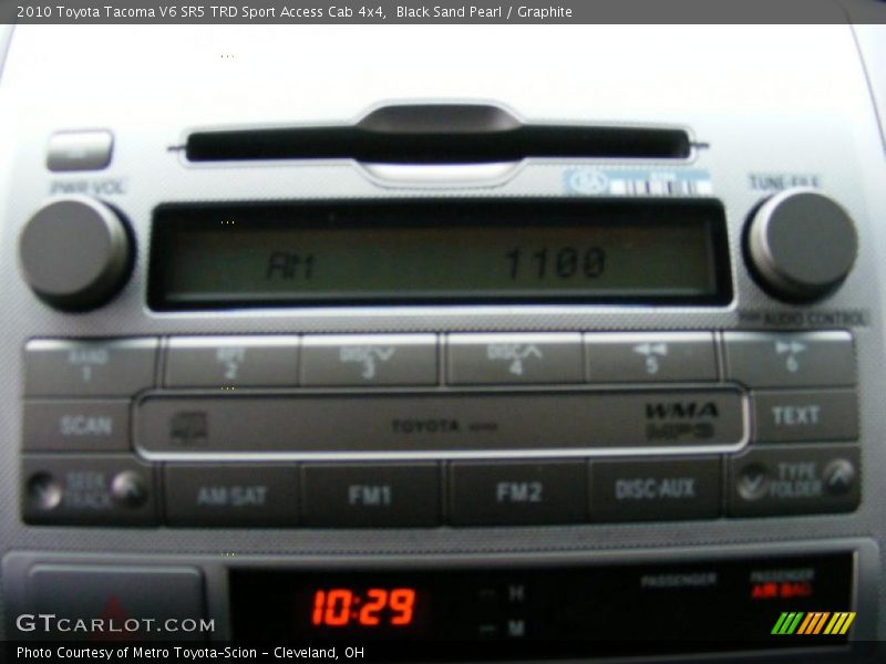 Black Sand Pearl / Graphite 2010 Toyota Tacoma V6 SR5 TRD Sport Access Cab 4x4