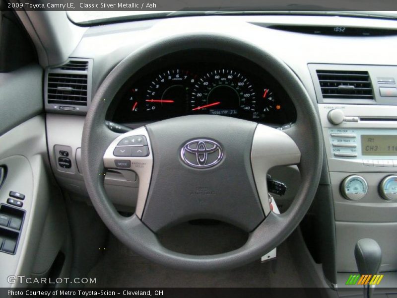Classic Silver Metallic / Ash 2009 Toyota Camry LE