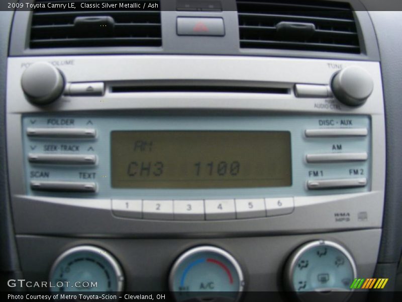 Classic Silver Metallic / Ash 2009 Toyota Camry LE