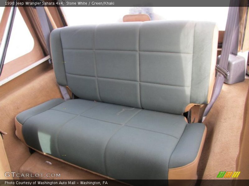  1998 Wrangler Sahara 4x4 Green/Khaki Interior