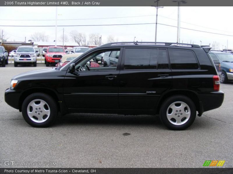 Black / Ash Gray 2006 Toyota Highlander Limited 4WD