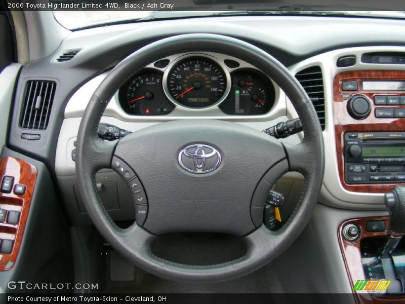 Black / Ash Gray 2006 Toyota Highlander Limited 4WD