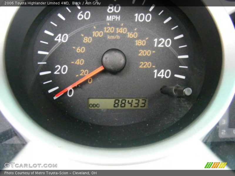 Black / Ash Gray 2006 Toyota Highlander Limited 4WD
