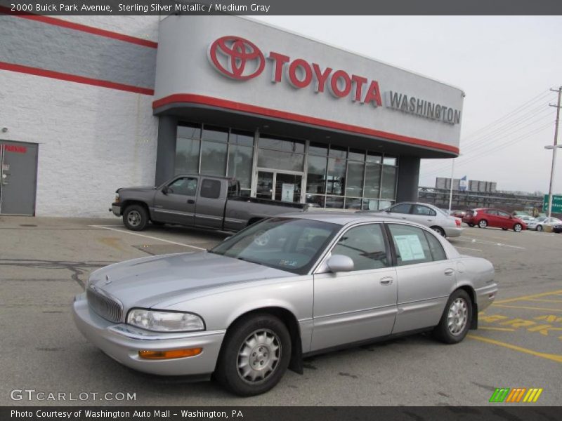 Sterling Silver Metallic / Medium Gray 2000 Buick Park Avenue