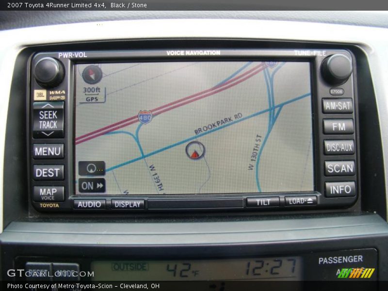Navigation of 2007 4Runner Limited 4x4