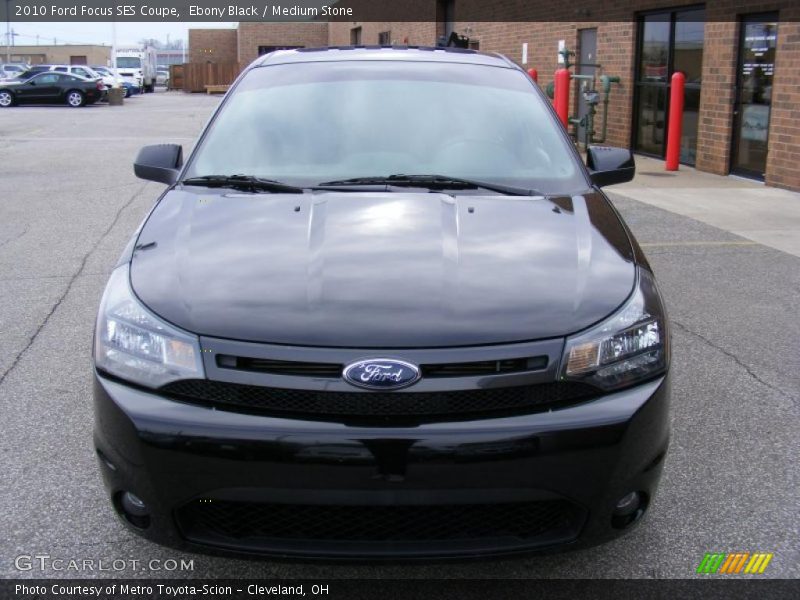 Ebony Black / Medium Stone 2010 Ford Focus SES Coupe