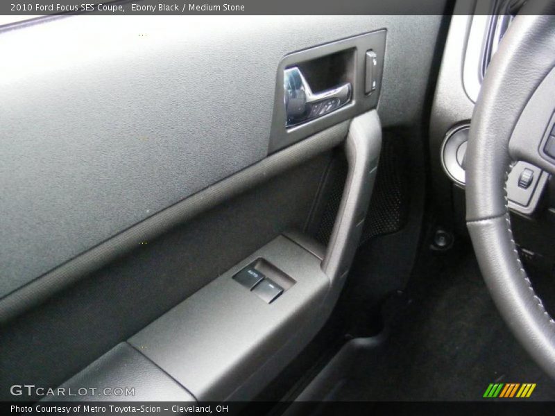 Ebony Black / Medium Stone 2010 Ford Focus SES Coupe