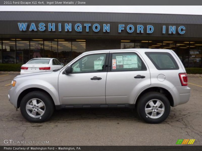Ingot Silver Metallic / Stone 2011 Ford Escape XLS 4x4