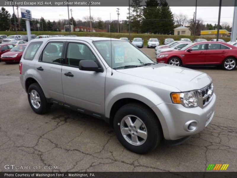 Ingot Silver Metallic / Stone 2011 Ford Escape XLS 4x4
