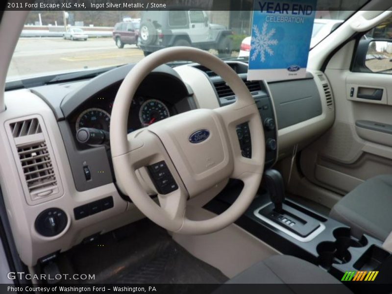 Ingot Silver Metallic / Stone 2011 Ford Escape XLS 4x4