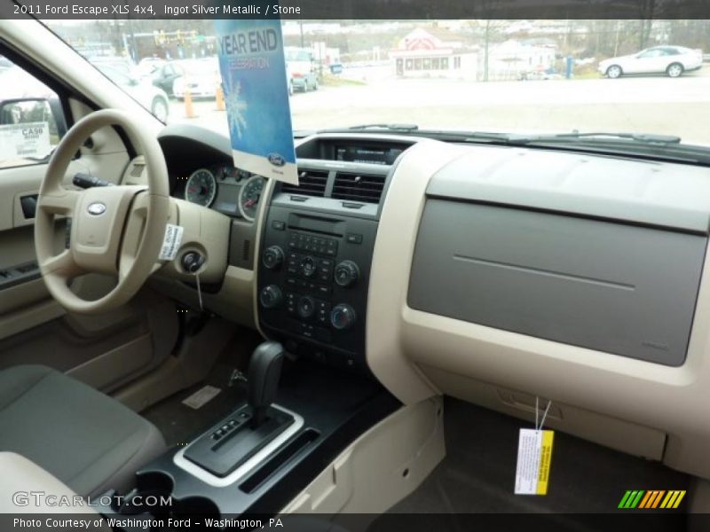 Ingot Silver Metallic / Stone 2011 Ford Escape XLS 4x4
