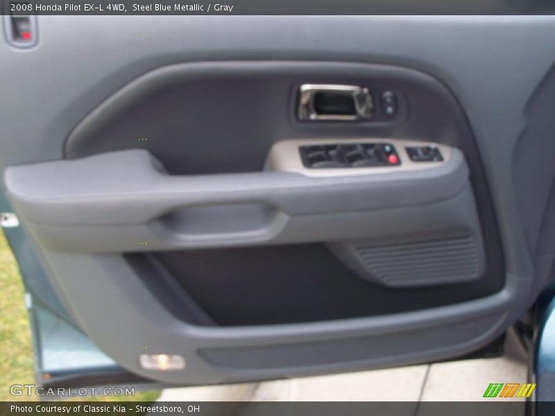 Steel Blue Metallic / Gray 2008 Honda Pilot EX-L 4WD