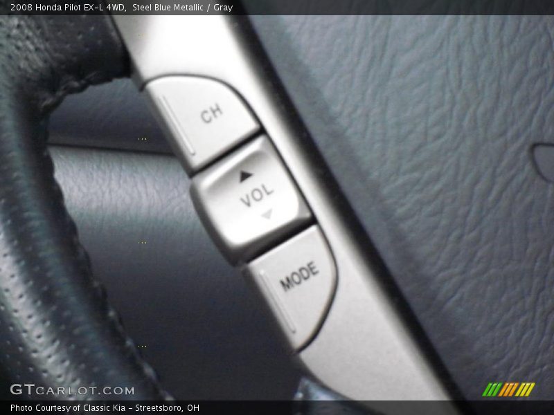Steel Blue Metallic / Gray 2008 Honda Pilot EX-L 4WD