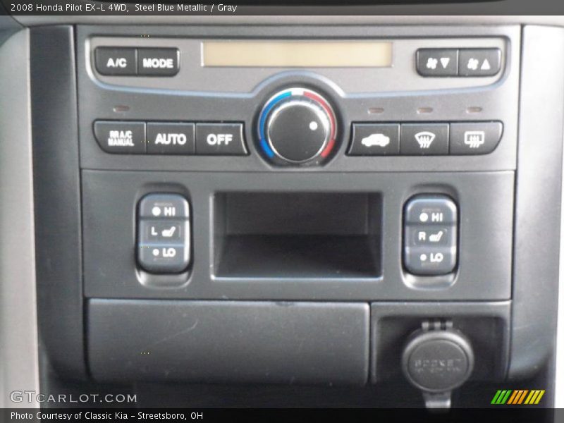 Steel Blue Metallic / Gray 2008 Honda Pilot EX-L 4WD