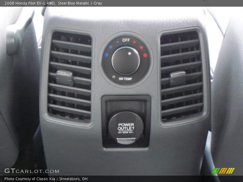 Steel Blue Metallic / Gray 2008 Honda Pilot EX-L 4WD