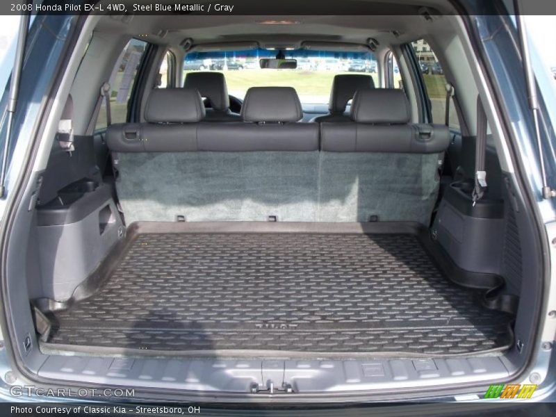 Steel Blue Metallic / Gray 2008 Honda Pilot EX-L 4WD