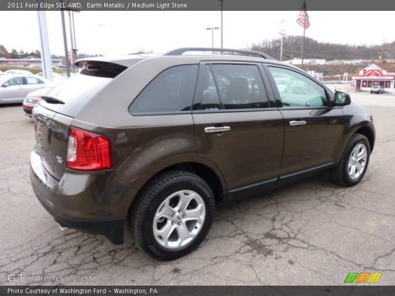 Earth Metallic / Medium Light Stone 2011 Ford Edge SEL AWD