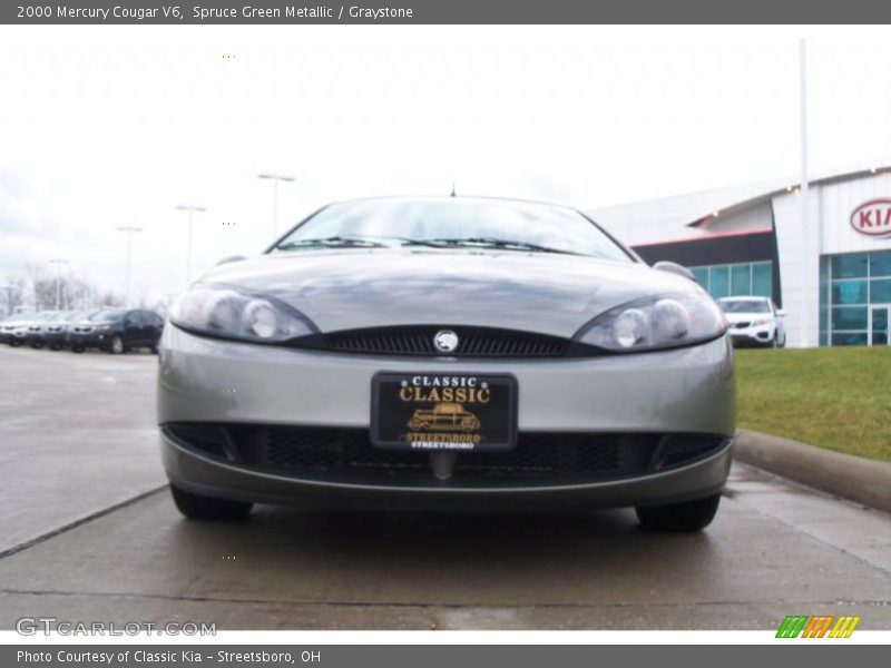 Spruce Green Metallic / Graystone 2000 Mercury Cougar V6
