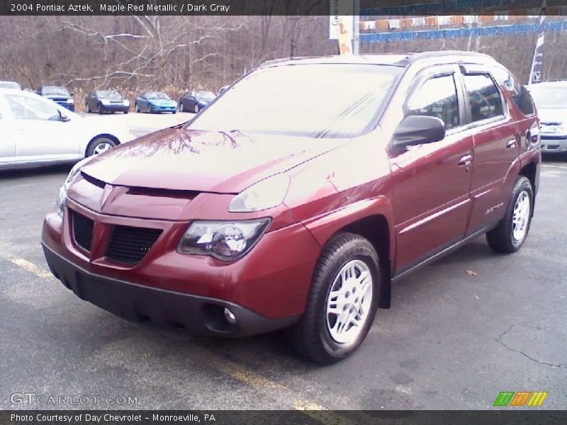 Maple Red Metallic / Dark Gray 2004 Pontiac Aztek