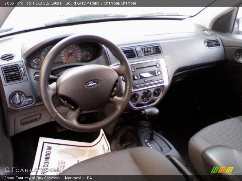Liquid Grey Metallic / Charcoal/Charcoal 2005 Ford Focus ZX3 SES Coupe