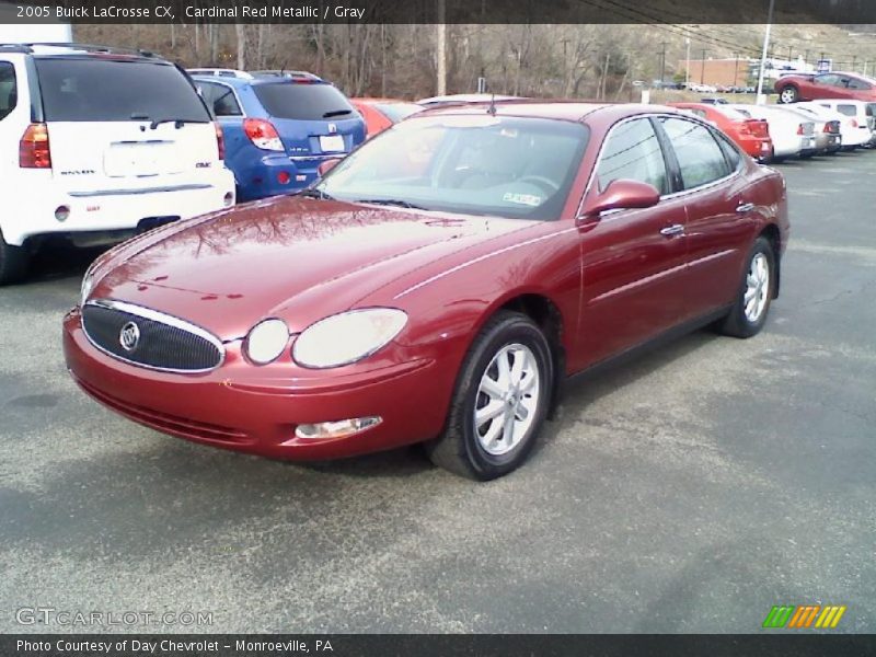 Cardinal Red Metallic / Gray 2005 Buick LaCrosse CX