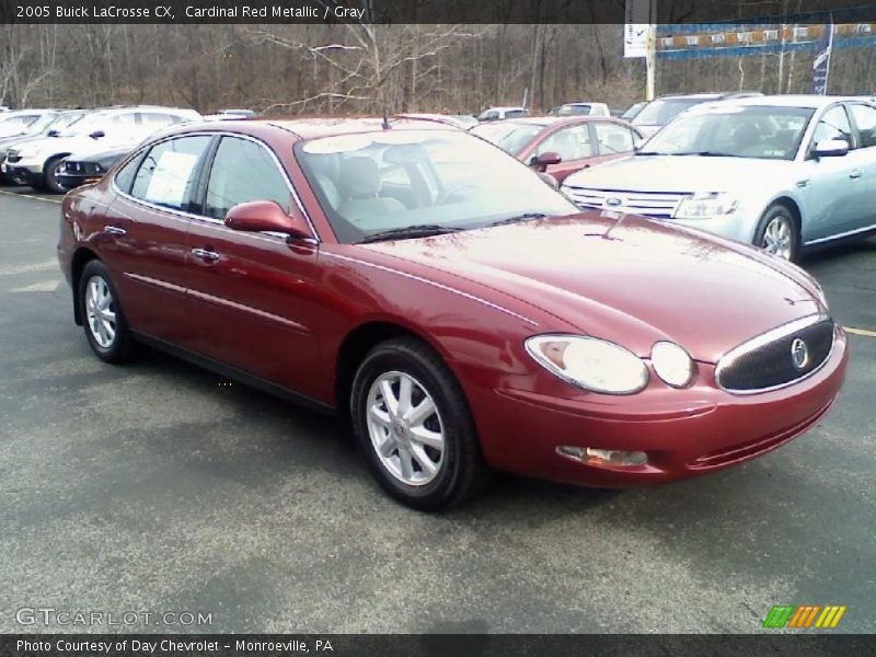 Cardinal Red Metallic / Gray 2005 Buick LaCrosse CX