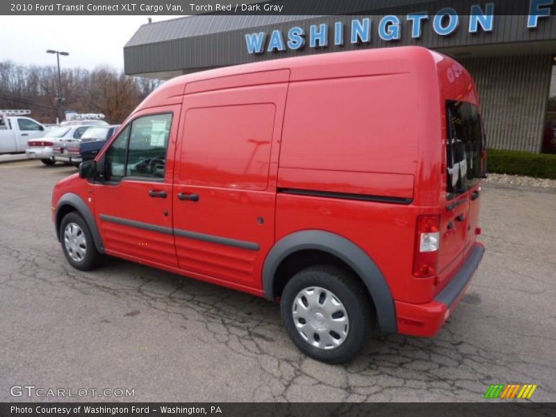 Torch Red / Dark Gray 2010 Ford Transit Connect XLT Cargo Van