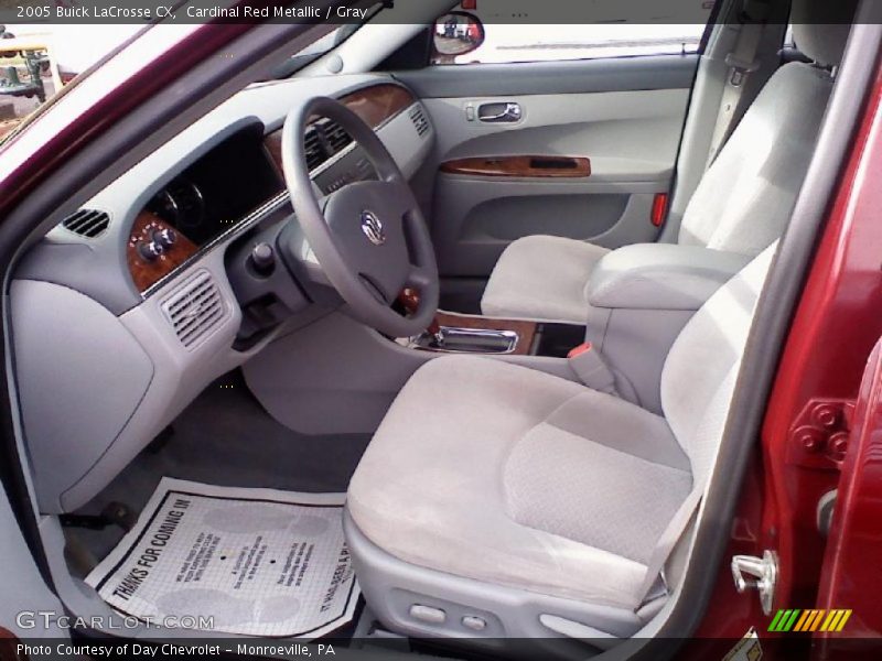 Cardinal Red Metallic / Gray 2005 Buick LaCrosse CX