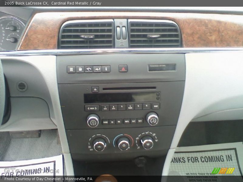 Cardinal Red Metallic / Gray 2005 Buick LaCrosse CX