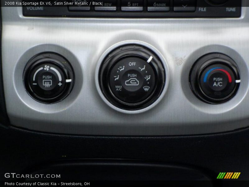 Controls of 2008 Sportage EX V6