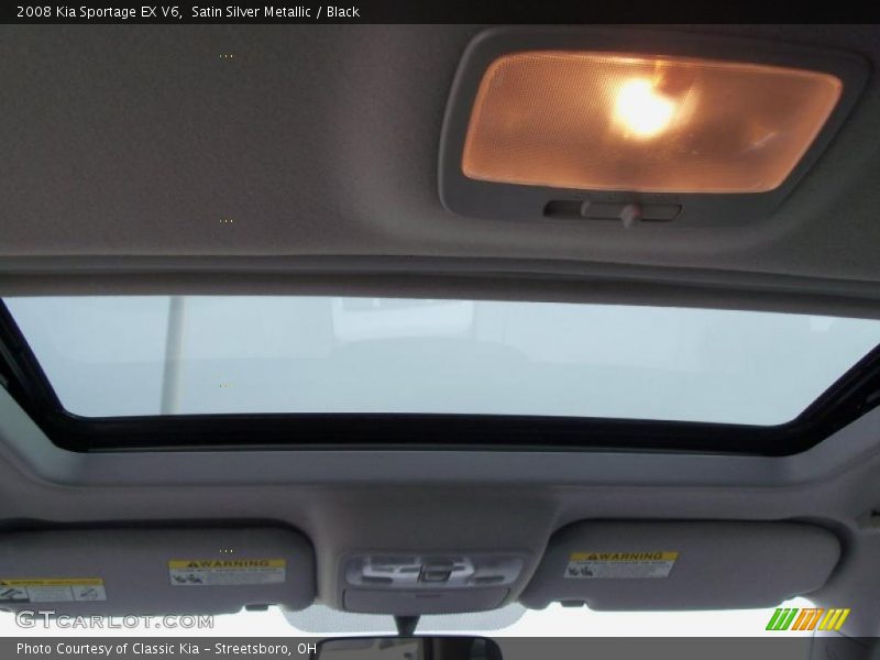 Satin Silver Metallic / Black 2008 Kia Sportage EX V6