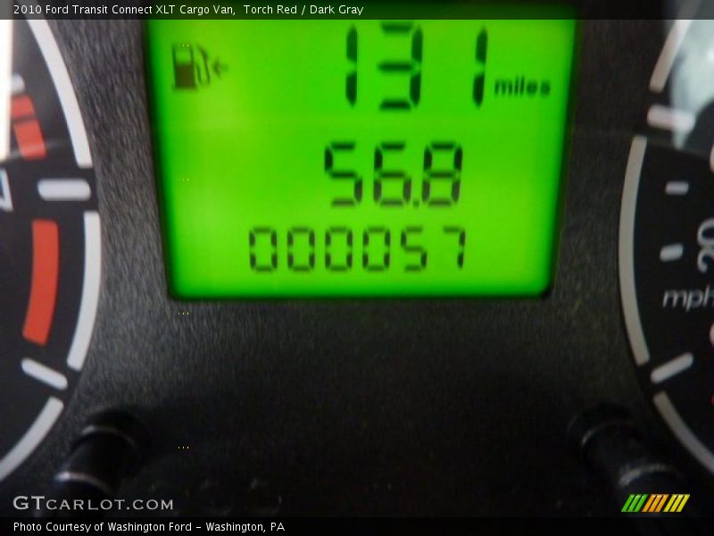 Torch Red / Dark Gray 2010 Ford Transit Connect XLT Cargo Van