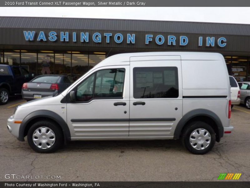 Silver Metallic / Dark Gray 2010 Ford Transit Connect XLT Passenger Wagon