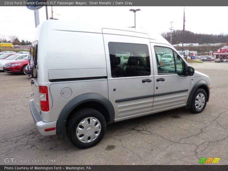  2010 Transit Connect XLT Passenger Wagon Silver Metallic
