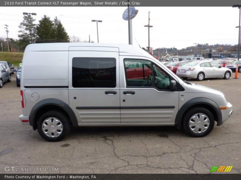  2010 Transit Connect XLT Passenger Wagon Silver Metallic