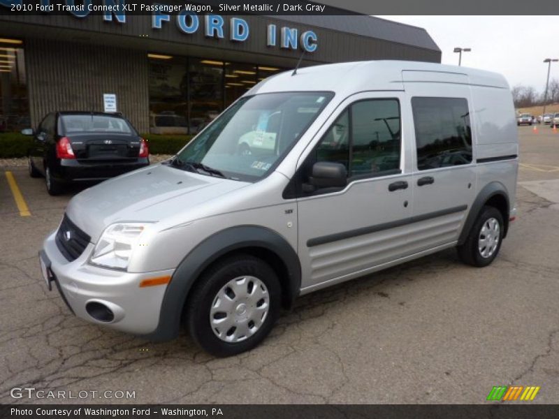 Silver Metallic / Dark Gray 2010 Ford Transit Connect XLT Passenger Wagon