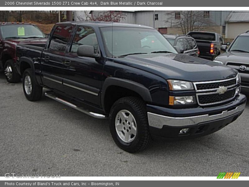 Dark Blue Metallic / Dark Charcoal 2006 Chevrolet Silverado 1500 Z71 Crew Cab 4x4