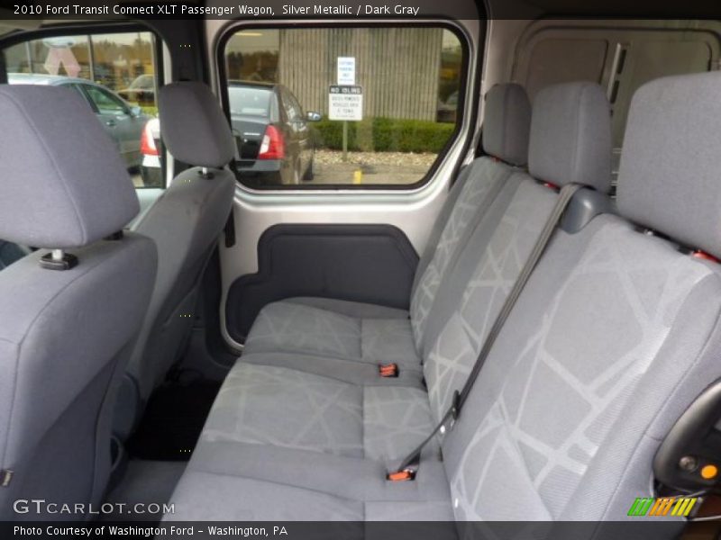  2010 Transit Connect XLT Passenger Wagon Dark Gray Interior