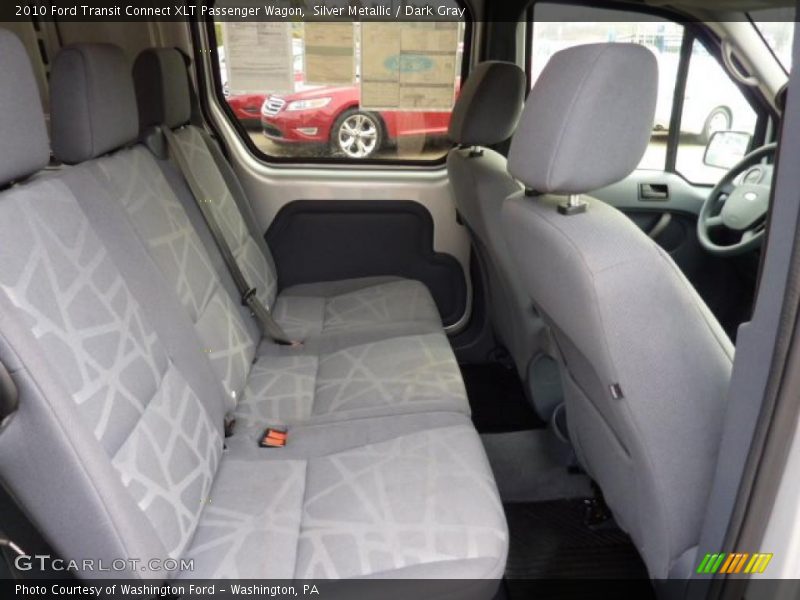  2010 Transit Connect XLT Passenger Wagon Dark Gray Interior
