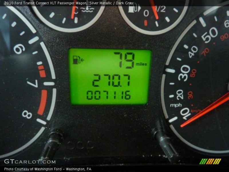 Silver Metallic / Dark Gray 2010 Ford Transit Connect XLT Passenger Wagon