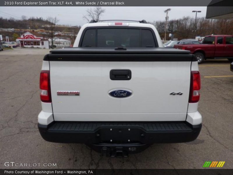 White Suede / Charcoal Black 2010 Ford Explorer Sport Trac XLT 4x4