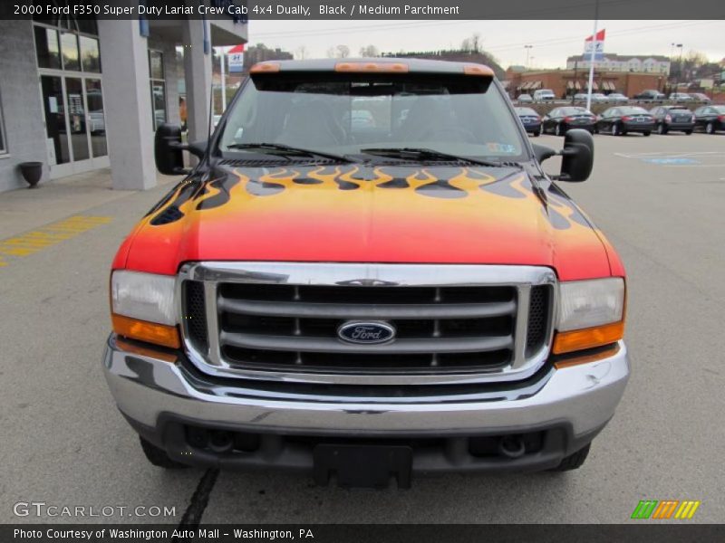 Black / Medium Parchment 2000 Ford F350 Super Duty Lariat Crew Cab 4x4 Dually