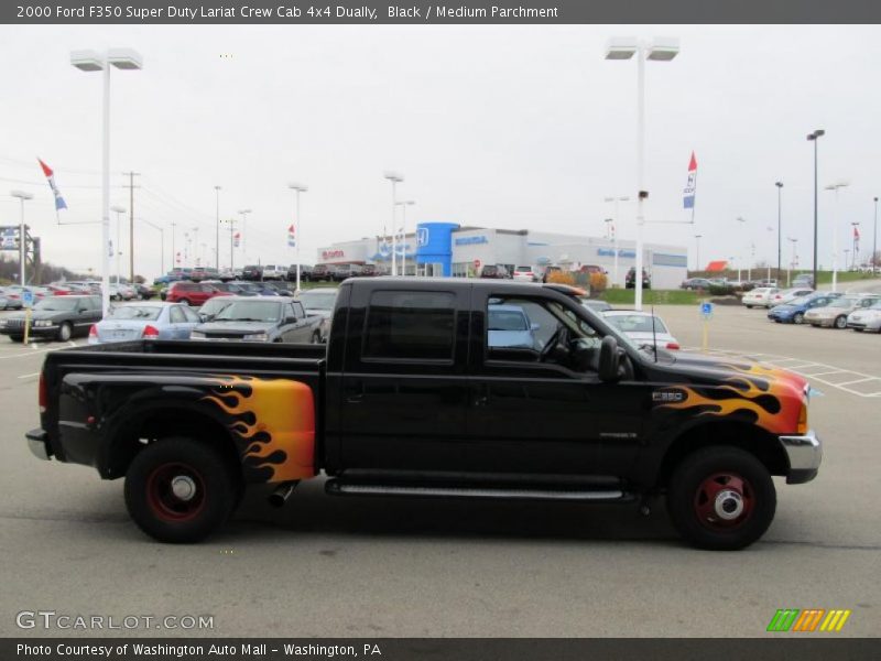 Black / Medium Parchment 2000 Ford F350 Super Duty Lariat Crew Cab 4x4 Dually
