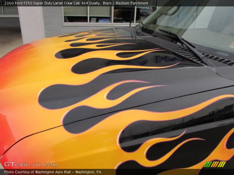 Black / Medium Parchment 2000 Ford F350 Super Duty Lariat Crew Cab 4x4 Dually