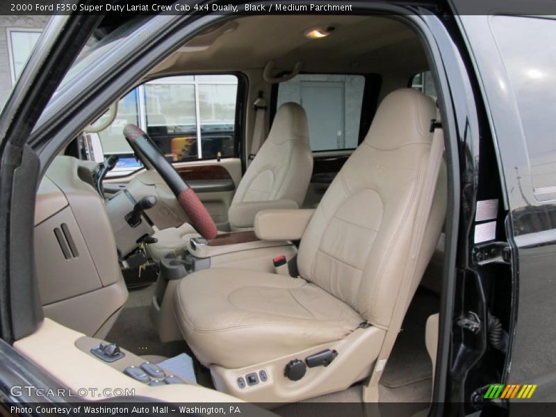 Black / Medium Parchment 2000 Ford F350 Super Duty Lariat Crew Cab 4x4 Dually