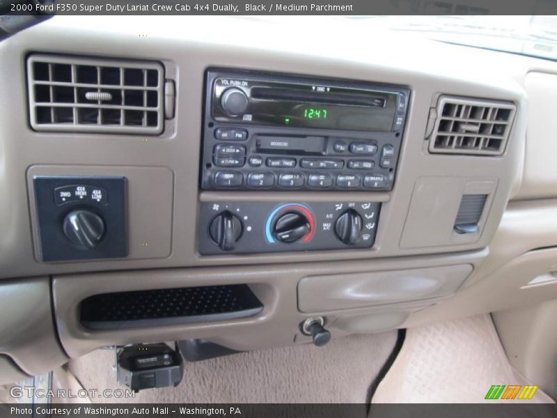 Black / Medium Parchment 2000 Ford F350 Super Duty Lariat Crew Cab 4x4 Dually