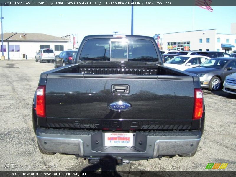 Tuxedo Black Metallic / Black Two Tone 2011 Ford F450 Super Duty Lariat Crew Cab 4x4 Dually