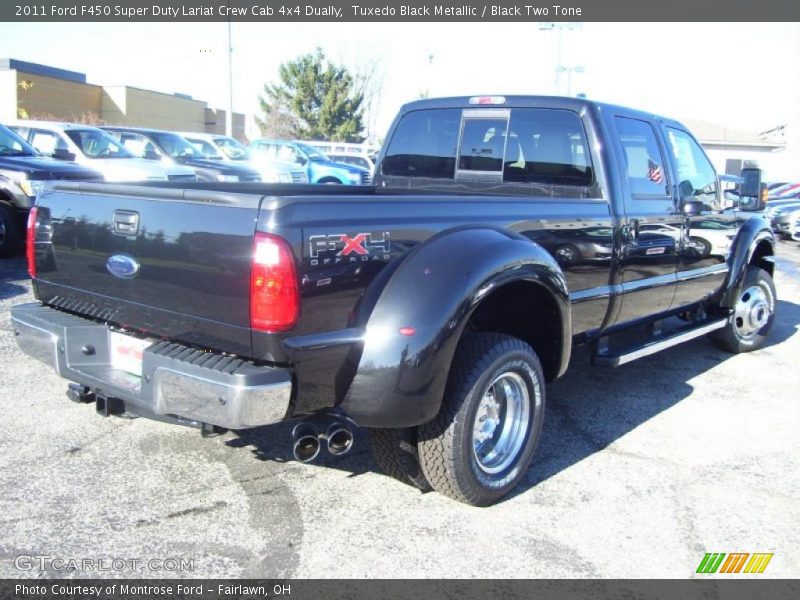  2011 F450 Super Duty Lariat Crew Cab 4x4 Dually Tuxedo Black Metallic